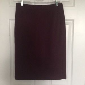 J. Crew wool pencil skirt. Size 2